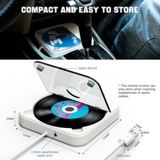Portable Car CD Player for